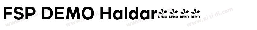 FSP DEMO Haldar字体转换 FSP DEMO Haldar字体转换